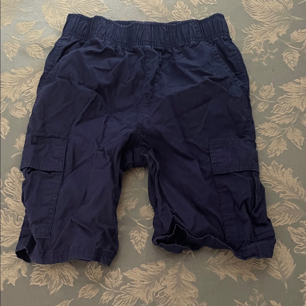 Place Men's Dark Blue Cargo Shorts